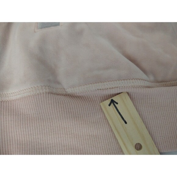 Calvin Klein Full-Zip Velour Hooded Track Jacket *Flaw Pink/Gray Size M Soft! - Picture 4 of 15